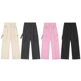 Cargo Pants Ice Silk Multi-Pocket Cargo Pants Loose