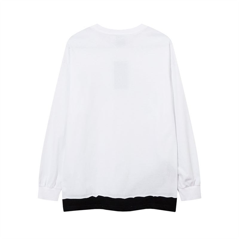 Men Long Sleeve T-Shirt Fake Two-Piece Long Sleeve T-shirt