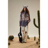 Unisex Shirt Flannel Plaid Shirt