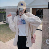 Women Knitted Cardigan Jacket Loose