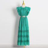 Bohemian Dress Elegant Socialite Embroidery Dress