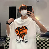 Men T Shirt Summer Loose All-Matching