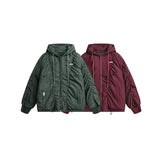 Unisex Coat Hooded Jacket Loose Winter Warm Couple