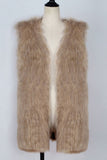 Women Fur Jacket Plush Vest Vest
