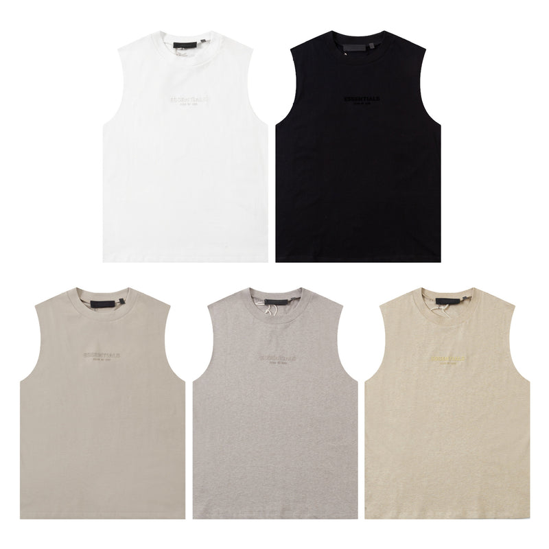 Fog Essentials tank spring summer FOG letter crew neck vest