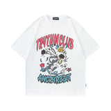 Men T-Shirt Retro Gradient Oversize