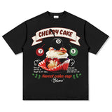 Unisex T Shirt Print Loose Crew Neck