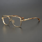 CHH Chrome Hearts Glasses Versatile pure titanium square frame sunglasses frame large face myopia glasses frame