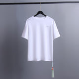 Ow T Shirts Sketch Line Three-Dimensional Arrow Print Men