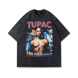 Men's T-Shirt Short-Sleeved T-shirt Men's Retro