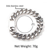 Bracelet ins Hip Hop Cuban Chain Stainless Steel Bracelet St. Valentine's