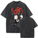 Washed Vintage Rock Band Korn Falling Away From Me