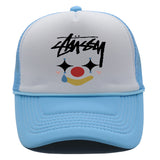 Stussy Hat Personality Fashion Printed Baseball Cap Outdoor Leisure Shade Sun Protection
