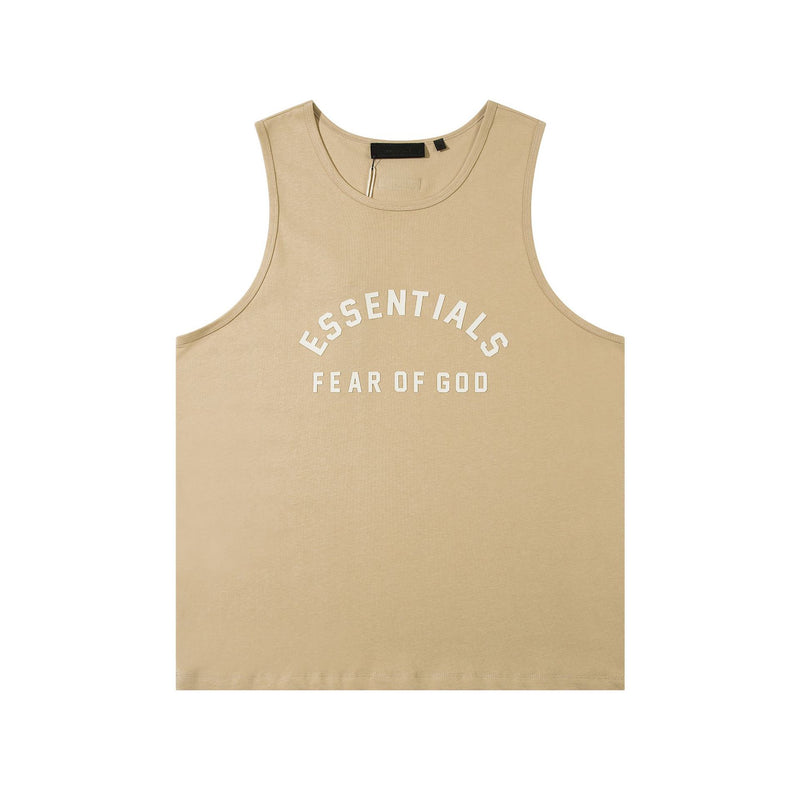 Fog Essentials tank Amoi letter round neck pullover vest