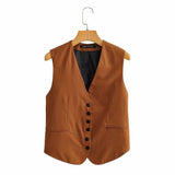 Women Vest Women Sleeveless Vest Spring and Autumn