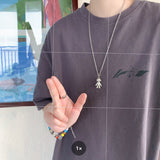Men T Shirt Loose Leisure All-Matching