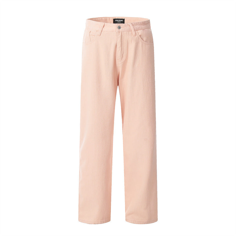 Men Jeans Loose Casual Simple
