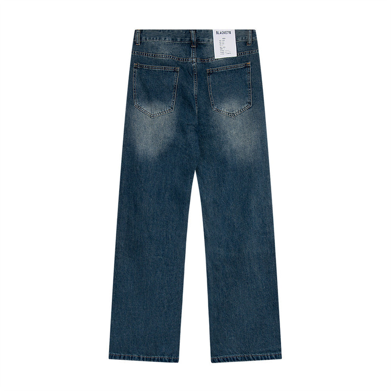 Men Jeans Casual Loose All-Matching