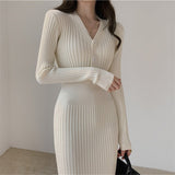 Women Pullover Sweater Slimming Elegant Sexy Knitted