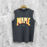 Purple Brand Tank T Shirts Sleeveless T-shirt Vest
