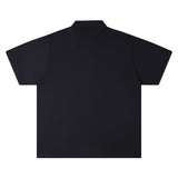Gallery Dept T-Shirt Alphabet Slogan Lapel Short Sleeve Polo Shirt