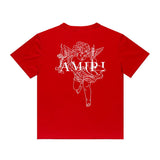 Amiri T Shirt Printed Casual Hip Hop round Neck Short Sleeve T-shirt