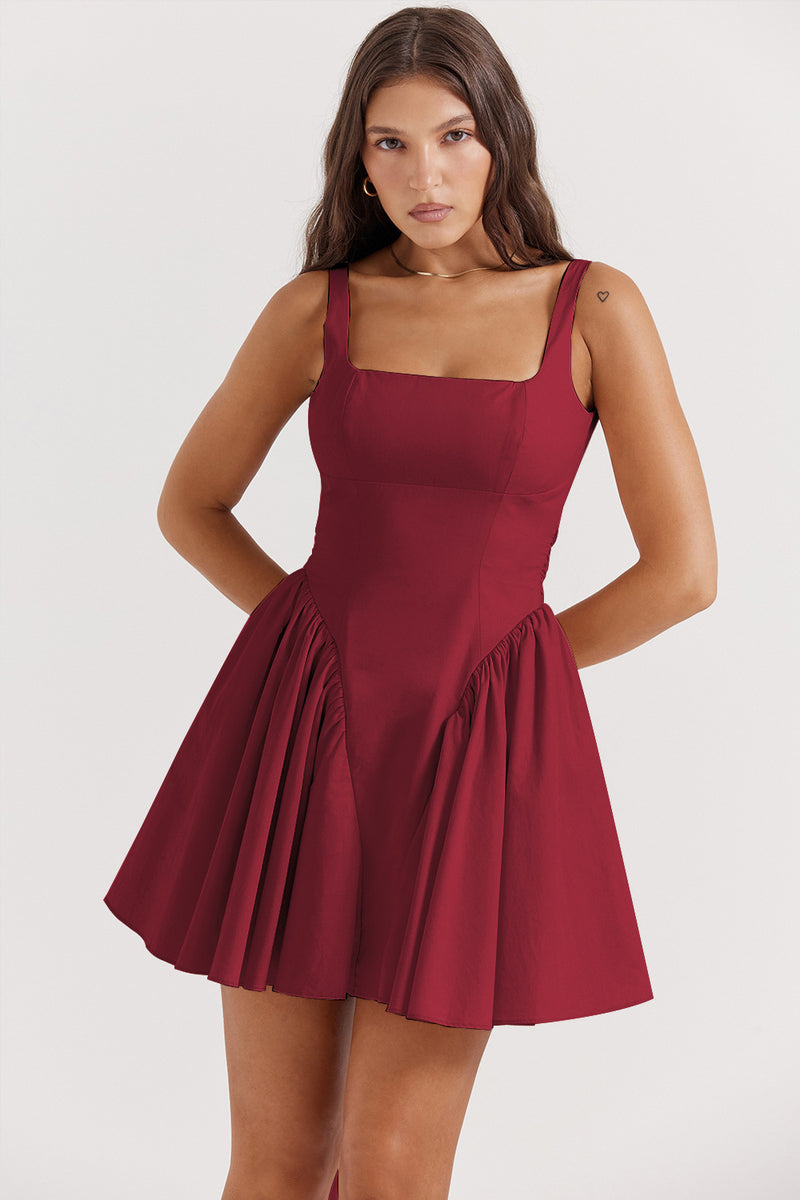 Women Dress French Style Bow Temperament Dress