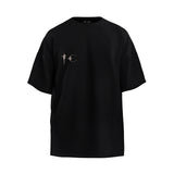 Unisex T-Shirts Thug Club Silver Versatile Solid Color Trendy Tee