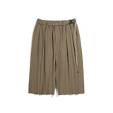 Unisex Shorts Retro Cropped Pants Loose Casual