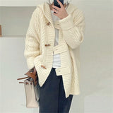 Women Knitted Cardigan plus Size Thick Loose Sweater