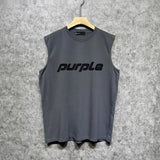 Purple Brand Tank T Shirts Sleeveless T-shirt Vest