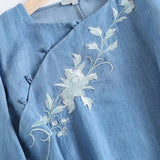 Women Dresses Embroidery Loose Dress