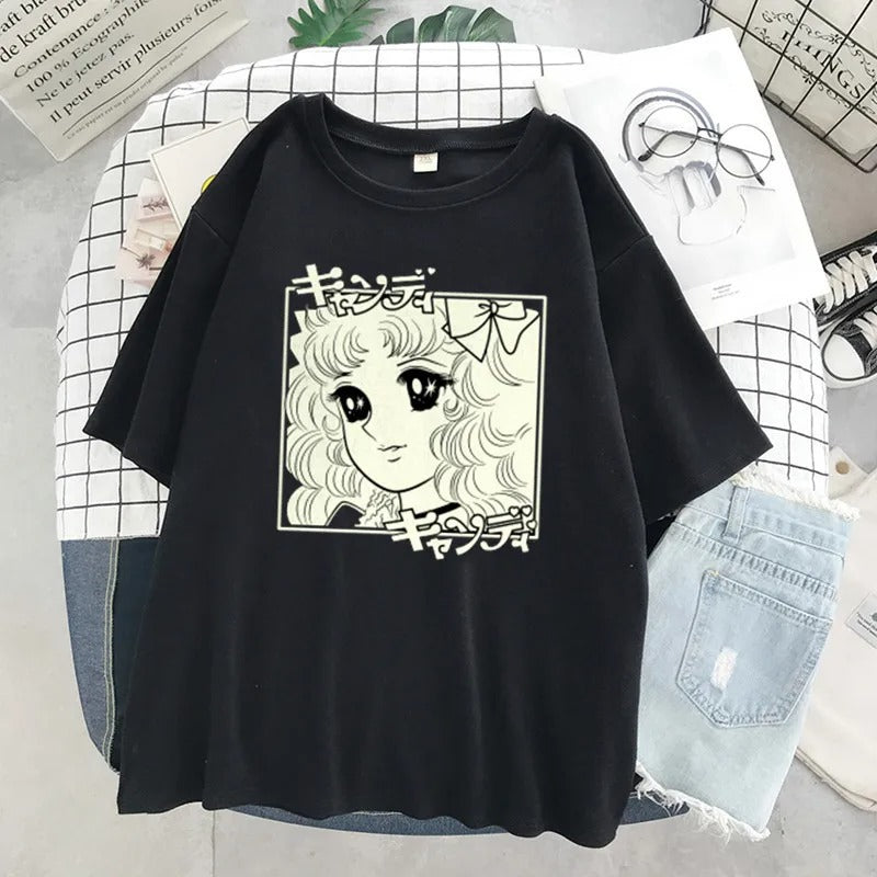 Goth Special Clothes Oversized T-shirt Harajuku Manga Candy