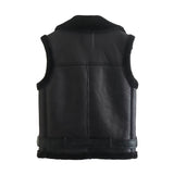Women Cotton Coat Cool Handsome Motorcycle Clothing Vest