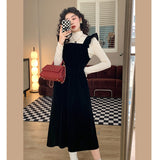 Betty Draper Valentine's Day Dress Vintage Dress for Women Winter Black Dress