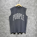 Purple Brand Tank T Shirts Sleeveless T-shirt Vest