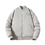 Mens Vintage Jackets Padded Jacket Baseball Jacket Embroidered Cotton Jacket