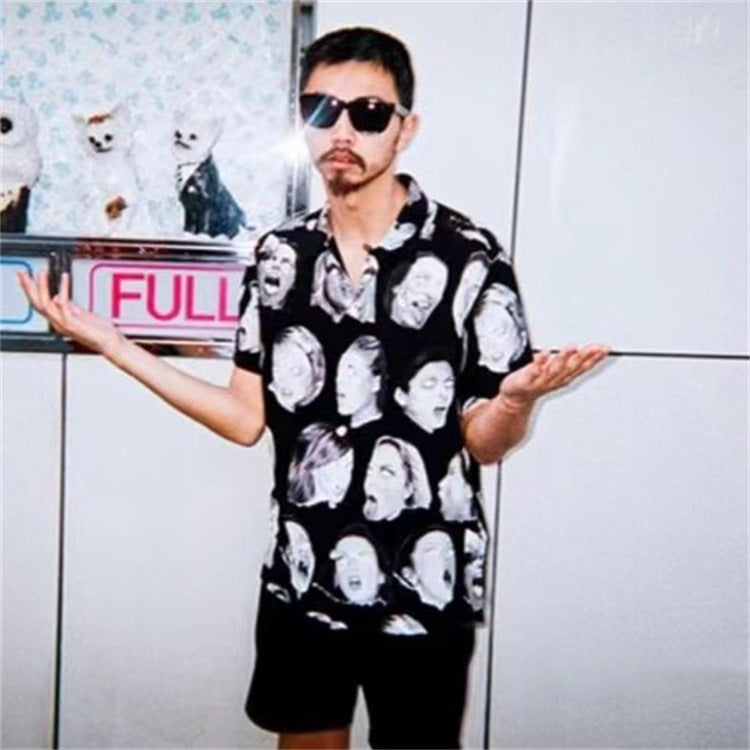 GUILTYPARTIES TIGER Shirts x WEIRDO DAVE Portfolio Skull Short Sleeve Shirts