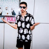 GUILTYPARTIES TIGER Shirts x WEIRDO DAVE Portfolio Skull Short Sleeve Shirts