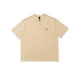 Men T-shirt Solid Color White Pure Cotton Thick
