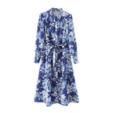 Women Dresses Autumn Floral Dress