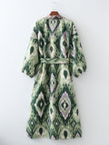 Women Trench Coat Cardigan Dress