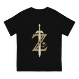 Logo Men's T Shirt Z-Zelda Cool Tees Short Sleeve Crew