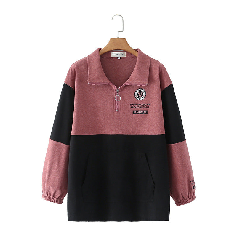 Women Hoodie Embroidery Fashion All-Matching