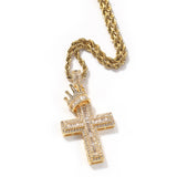 Jewelry Pendant Necklace Men's ZirconNecklaces Crosses Spectrum Necklaces Crosses