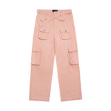 Cargo Pants Distressed Overalls Casual Pants