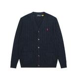 Ralph Lauren Knitted sweaters small cardigan sweater women's V-neck single-breasted long-sleeved knitted sweater