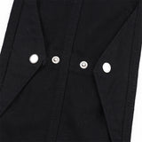 Men Jeans Stitching Casual All-Match Loose Buttons
