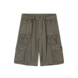 Cargo Pants Retro Distressed Hip Hop Multi-Pocket Cargo Pants