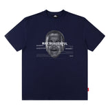 Men T-Shirt Retro Loose Bottoming Shirt